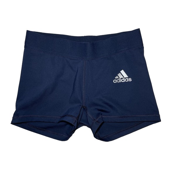 adidas Pants - Adidas Techfit Climalite Women's Navy Athletic Shorts Breathable Stretch - M